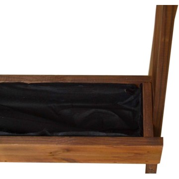 Ortolegno Balcony Diritto 5 Vasche 71x16,5xh164 cm - Color Castagno: