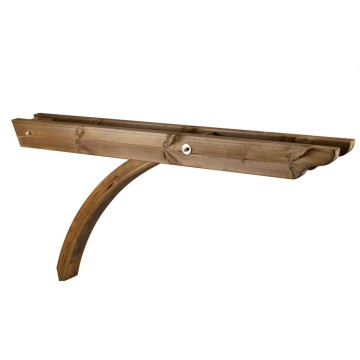 Mensola portante con lavorazione profili 4,5x12x149cm e puntone ad ar