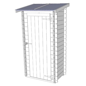 Casetta BH16 Arturo addossata 94x64 cm, elegante e certificata PSC PE