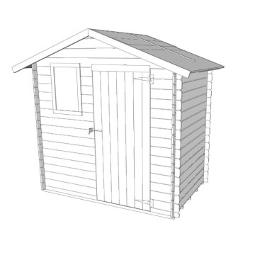 Casetta BH16 Livia 198x130 cm in legno certificato PEFCC