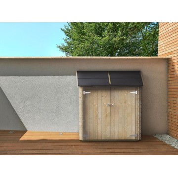 Casetta BH16 Ambrogio addossata 155x85 cm, resistente e certificata P