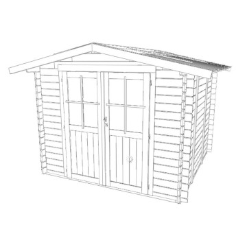 "Casetta BH25 Opera in legno certificato PEFC 250x250 - PDF incluso"