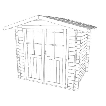 "Casetta BH25 Opera 215x180 in legno certificato PEFC"