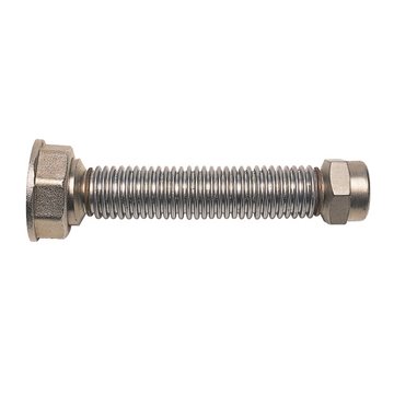 Connettore flessibile estensibile per contatore gas 150–300 mm – Attacchi 1"F x 3/4"F