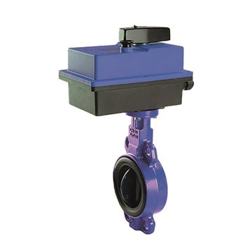 Valvola a farfalla wafer motorizzata valv.a farfalla wafer motorizzata dn50