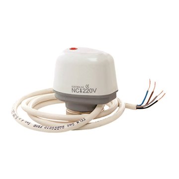 Attuatore elettrotermico normalmente chiuso comando elettrotermico con microinter. nc.30x1,5 230 volt