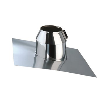 Faldale per tetti inclinati 5°÷30° Ø250 – Acciaio inox con base in alluminio