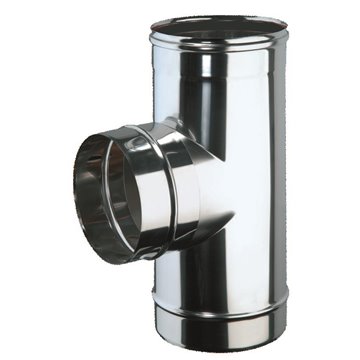 Raccordo a "t" 90° fmm inox raccordo a t 90 gradi diam 200