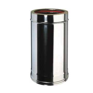 Elemento lineare mf - inox/inox l 500 mm tubo inox dp 500 d180/230