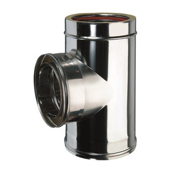Raccordo a "t" 90°mf inox/inox tee inox 90gradi dp d 80