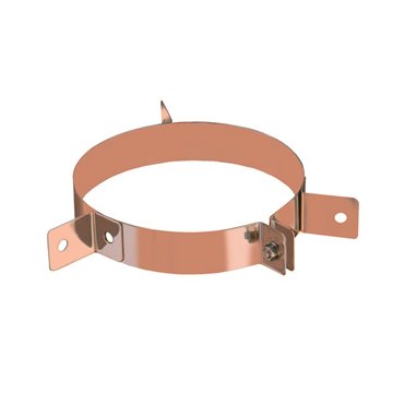 Collare con tiranti coll.inox-rame c/tir.d180/130