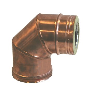 Curva a 90°mf inox/rame curva inox-rame 90g dp d 130