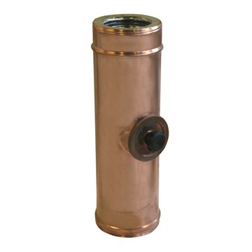 Elemento con ispezione tonda mf inox/rame elemento inox-rame ispez. d150