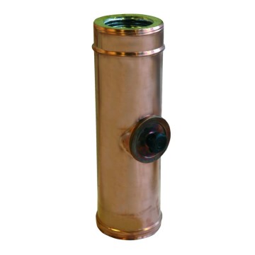 Elemento con ispezione tonda mf inox/rame elemento inox-rame ispez. d300