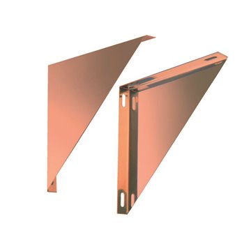 Coppia supporto per piastra di base e intermedia coppia sost.x supp.inox-rame 103450