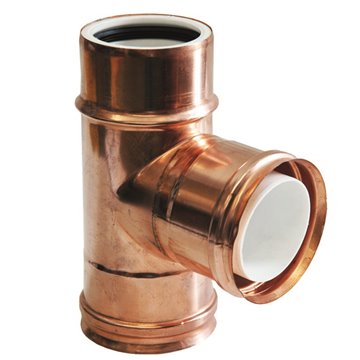 Raccordo a 90° mf  raccordo a t 87° d80/100 pps/copperplus