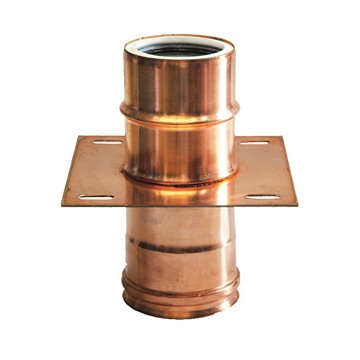 Piastra intermedia  supporto uscita d80/100 pps/copperplus