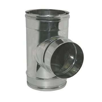 Raccordo a "t" 90° mf tee inox dp aria 90g d200/220