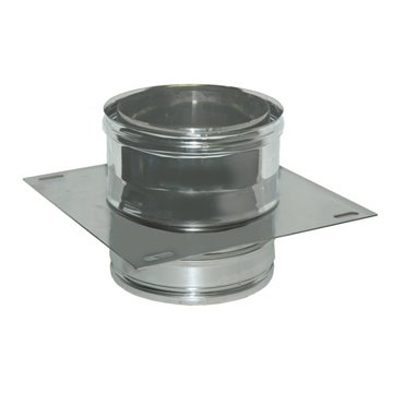 Piastra intermedia - aria/inox/inox l 160 mm supp.murale a piastra dp d200