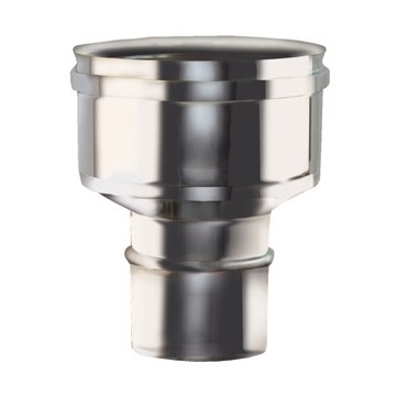 Adattatore caldaia mf - aria/inox/inox l 200 mm racc.caldaia 160 d180/200