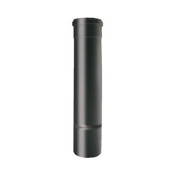 Elemento lineare mf - acciaio 0.8 l 250 mm tubo smaltato h 250 sp.0,8 mm nero d.100