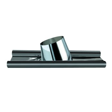 Faldale per tetti inclinati 5°÷ 30° base in alluminio plasmabile d. 140