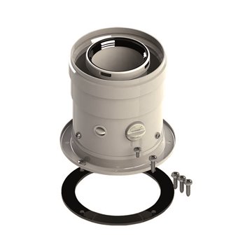 Tronchetto di partenza coassiale con flangia pps / metallo verniciato partenza coassiale radiant