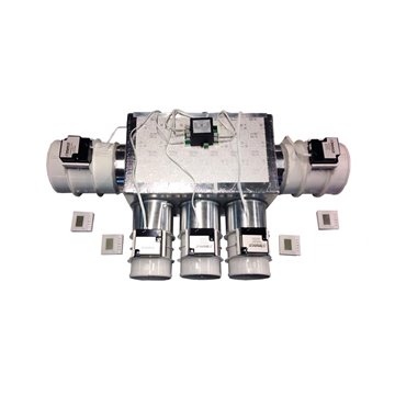 Sistema di controllo a zone sistema controllo 2 zone imp.canalizzati con by-pass