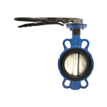 Valvola a farfalla wafer orecchie di centraggio passanti valvola farfalla acqua wafer dn150 pn 6-10-16