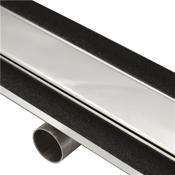 Canalette inox style linea ram - lucido canaletta ram ret. l1085 mm inox luc. full inox lucido