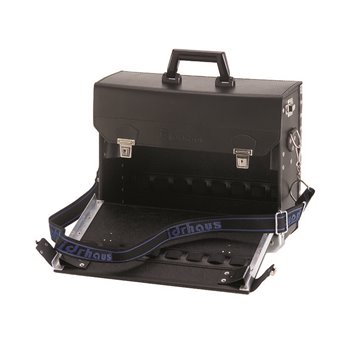 Borsa per assistenza tecnica in vero cuoio borsa nera ass.tec.cm.41x33x16