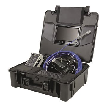 Videocamera ispezione tubazioni WA2 cavo 30 m LCD 9"